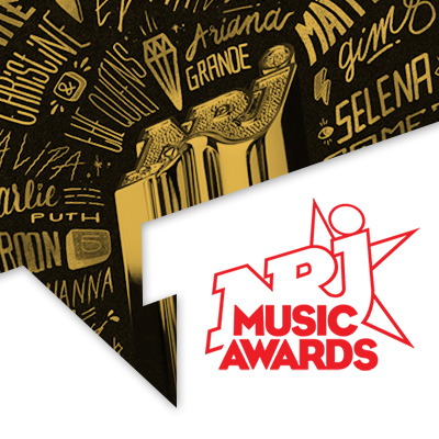 Visuel avec photo - webradio NRJ Music Awards