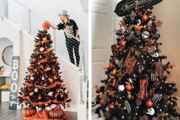 Vous aimez les sapins de Noël ? Vous adorerez ceux d'Halloween !