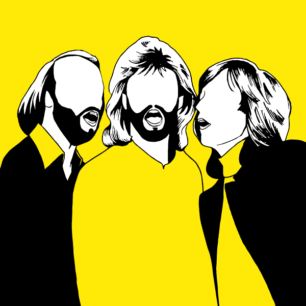 Bee Gees - illustration