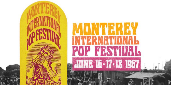 Premier Festival Pop/Rock à Monterey (USA)