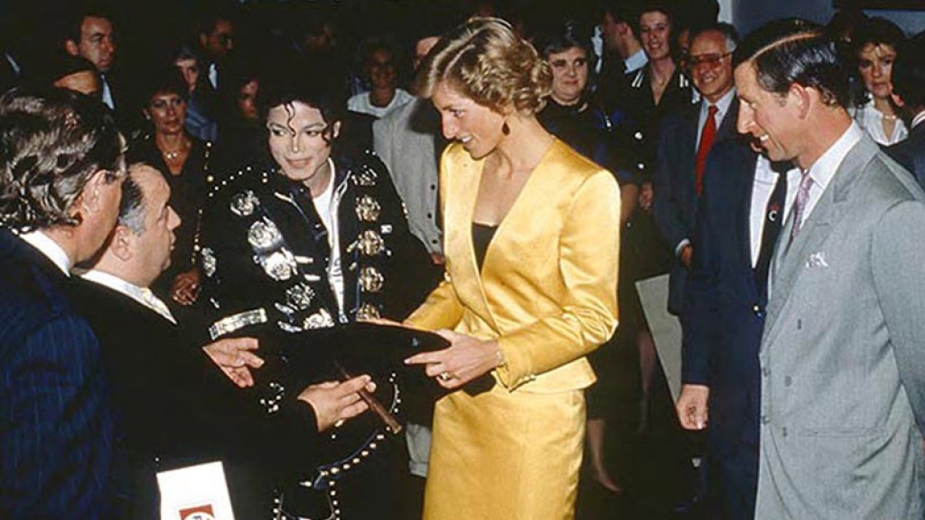 michael jackson et lady diana