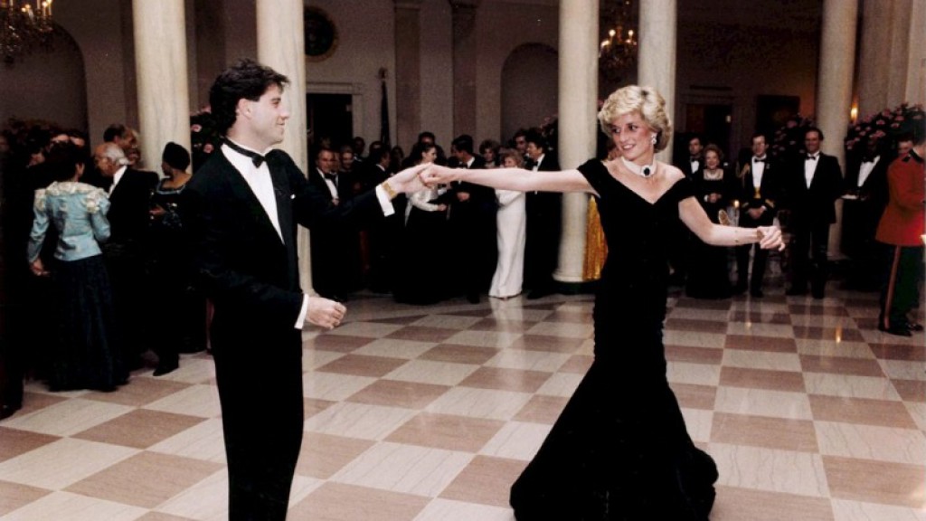 john travolta et lady diana
