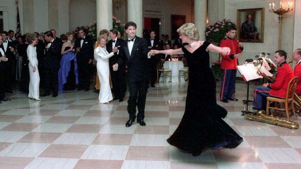 john travolta et lady diana
