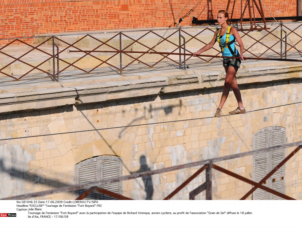 fort boyard, équilibriste