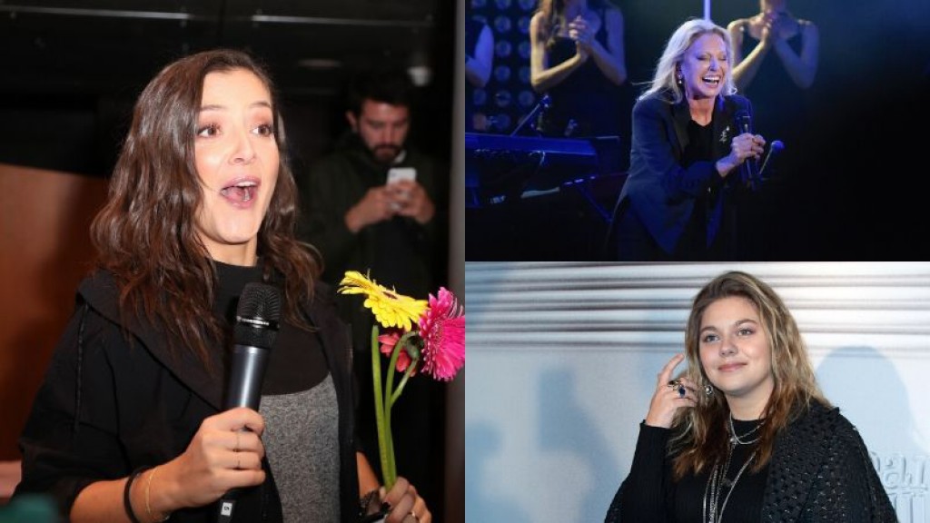 Louane, Véronique Sanson et  Laura Smet