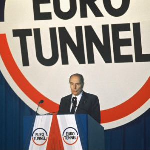 Inauguration du tunnel sous la Manche