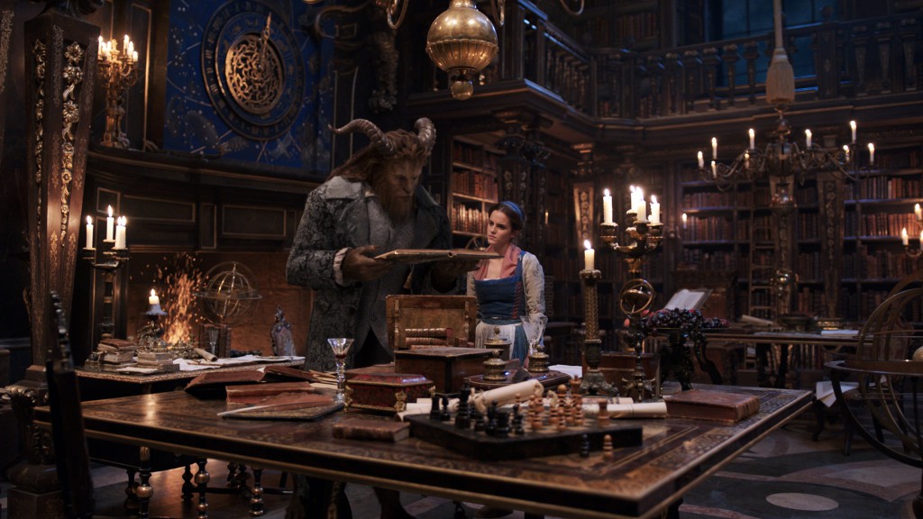 bibliothèque belle et bête