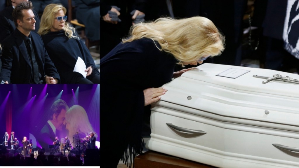 sylvie vartan enterrement johnny hallyday