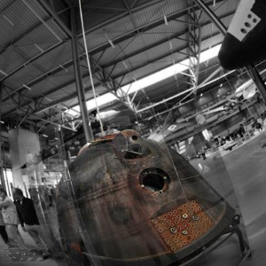 Atterrissage de Soyouz, la capsule Russe