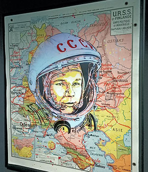 1961 premier vol de Youri Gagarine - Carré