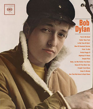 1962 premier album Bob Dylan