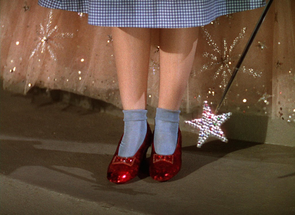 souliers rouges Dorothy du film "Le magicien d’Oz"