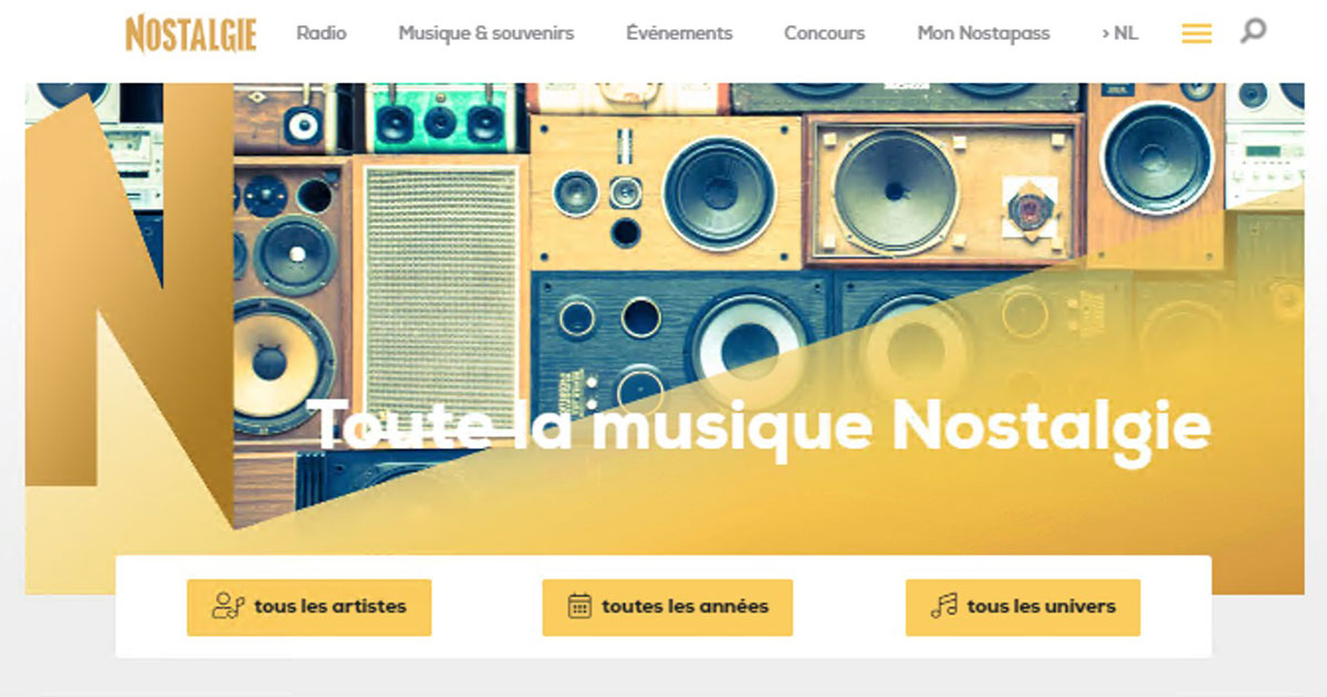 Découvrez Le Nouveau Site De Nostalgie