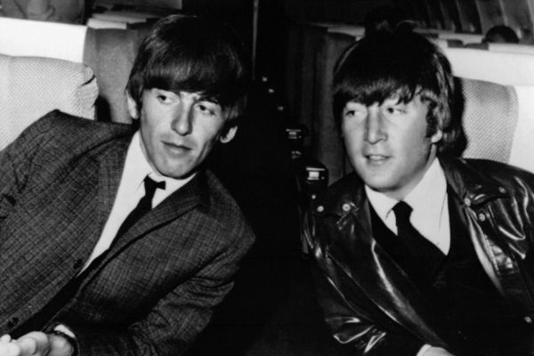 John Lennon et George Harrison
