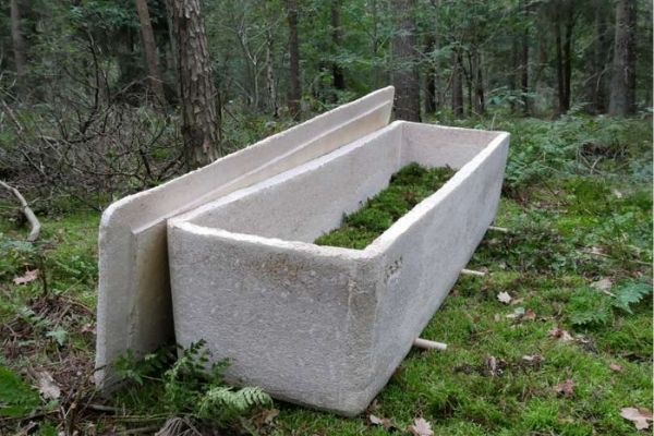 Un « cercueil vivant » fabriqué à base de champignons