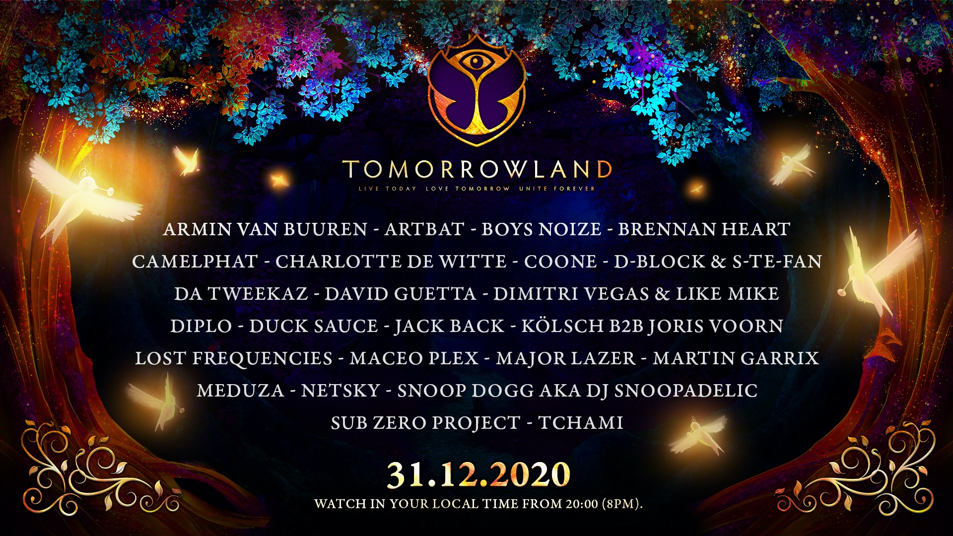 Line up tomorrowland nouvel an