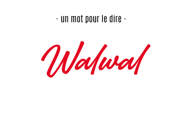Un mot pour le dire : « Walwal »