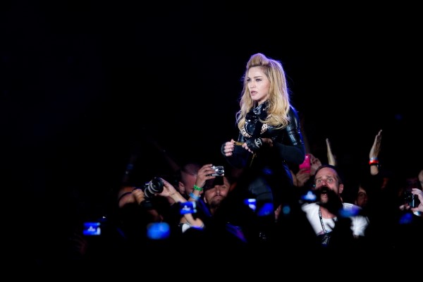 madonna sur scène