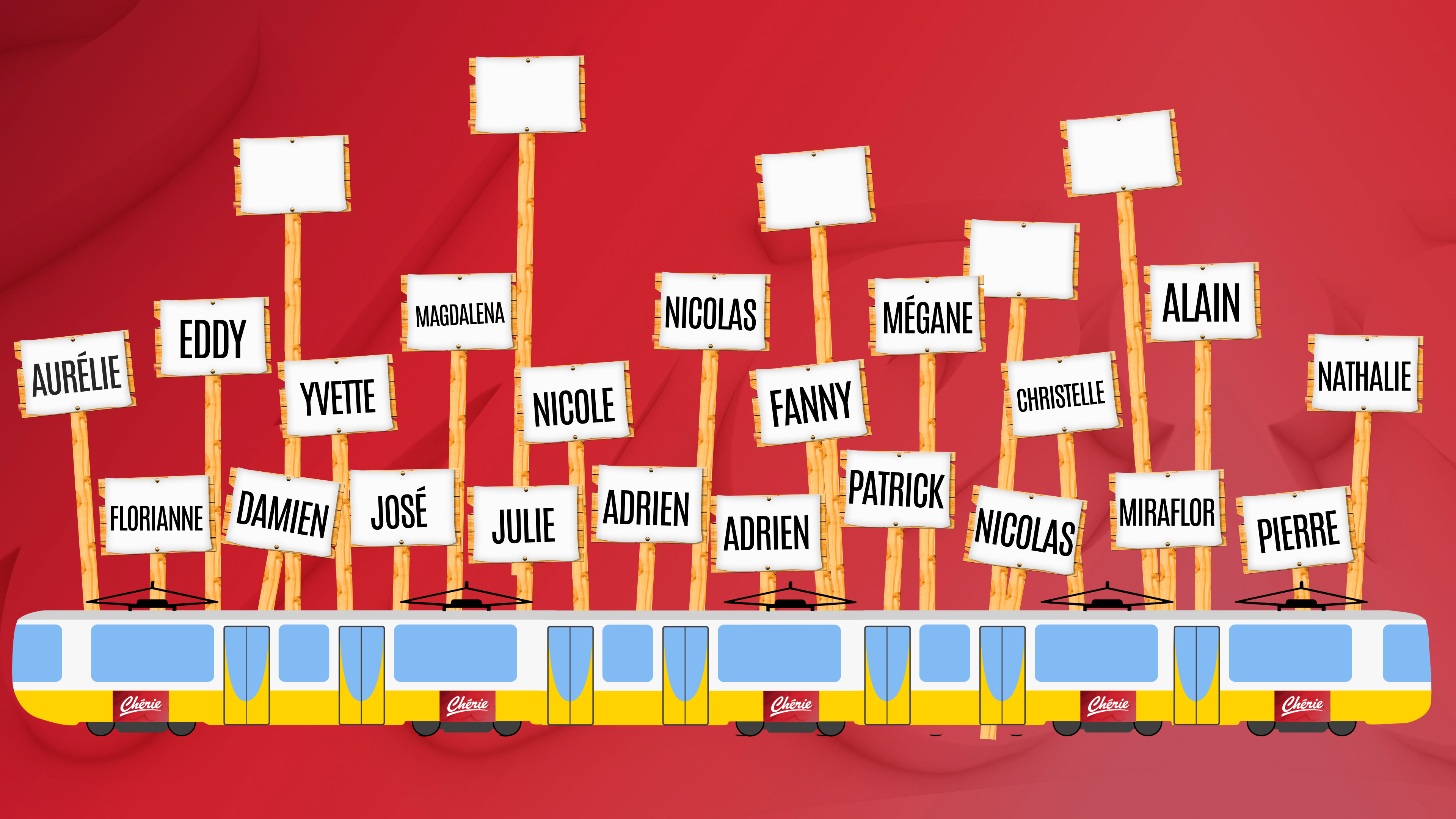 Tram Chérie participants