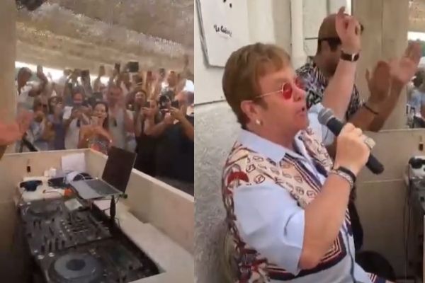 Elton John surprise