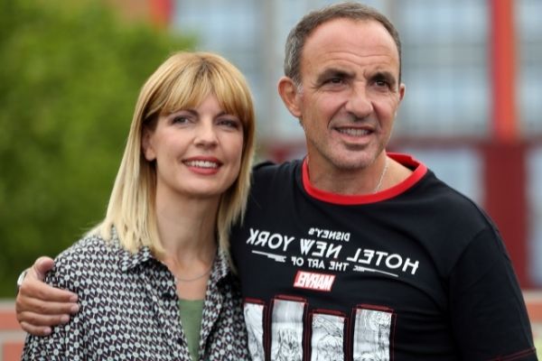 Nikos Aliagas et sa compagne Tina Grigoriou