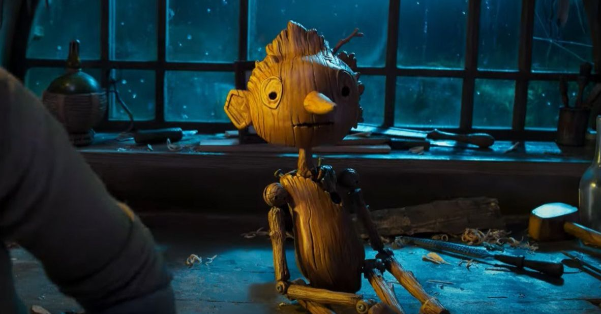 Marionnette Pinocchio en bois nostalgique faite à la main - Bois
