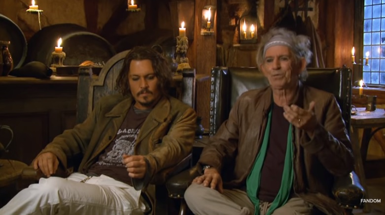 Keith Richards et Johnny Depp