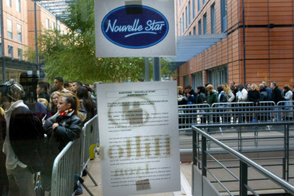 Panneau "La nouvelle star"