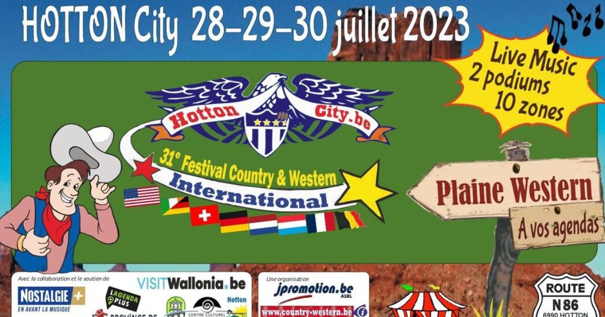 HOTTON CITY, le plus grand festival de musique country de Belgique