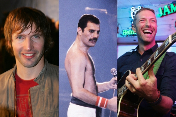 James Blunt - Freddie Mercury (Queen) - Chris Martin (Coldplay)