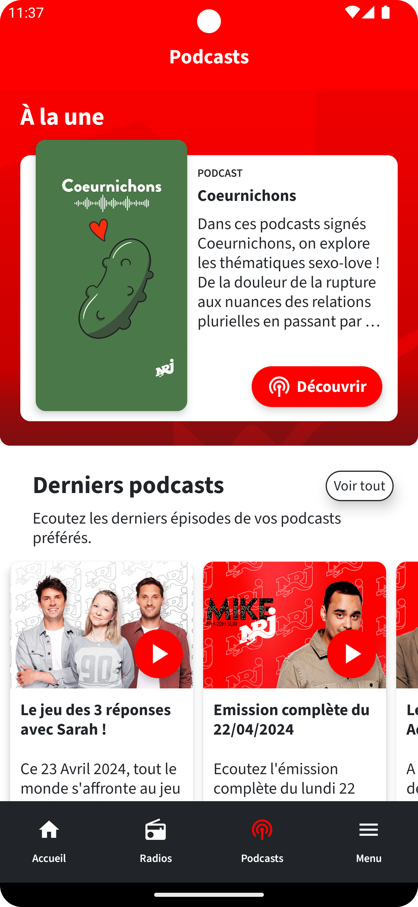 Application NRJ 2024
