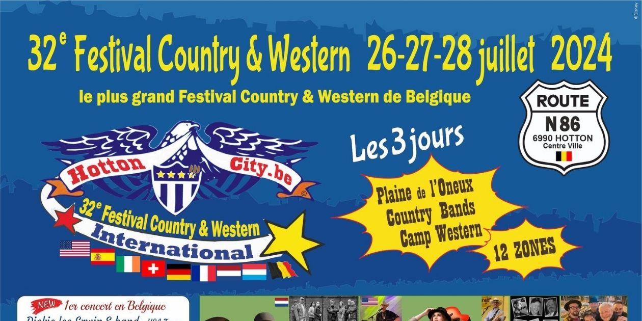 HOTTON CITY, le plus grand festival de musique country de Belgique