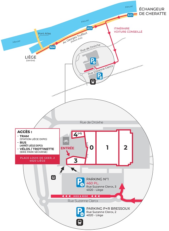 Plan Liège Expo