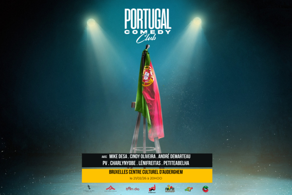 Portugal Comedy Club ce 21 février 2025 au Centre culturel d'Auderghem