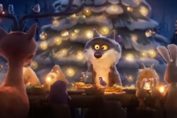 loup conte de Noël Intermarché