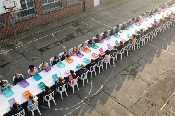 La plus grande table reine Paola