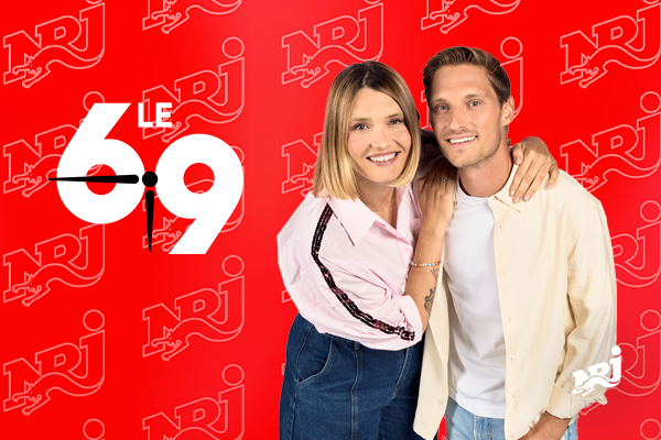 6/9 sur NRJ fond rouge - 2026